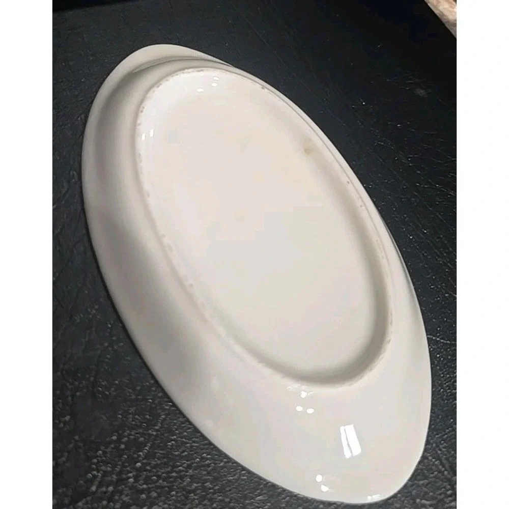 VINTAGE‎ CERAMIC SALT AND PEPPER SHAKERS with DISH